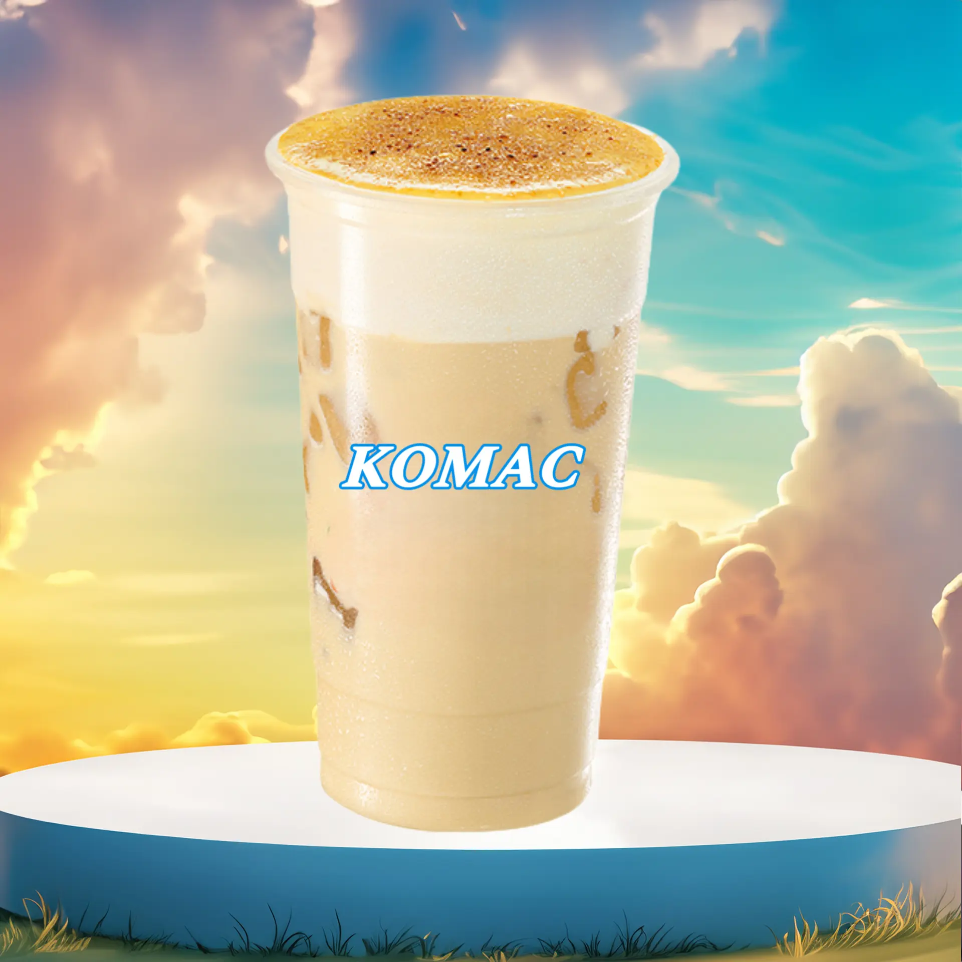 Hình ảnh Trà Sữa Kem Trứng Khè 700ml - KOMAC