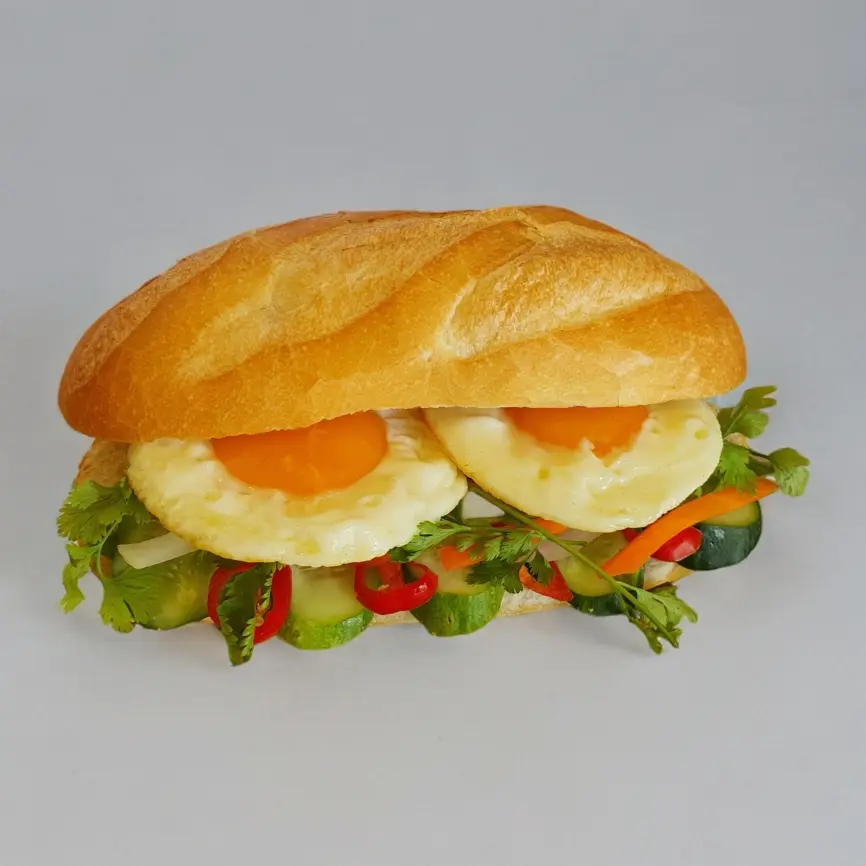 Hình ảnh Bánh mì Ốp-la 2 trứng