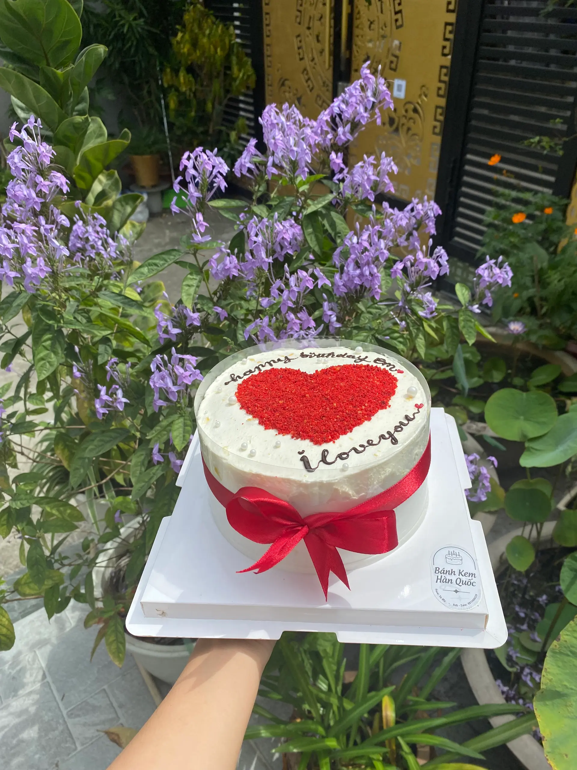 Hình ảnh bánh kem tình yêu - 13cm 159k