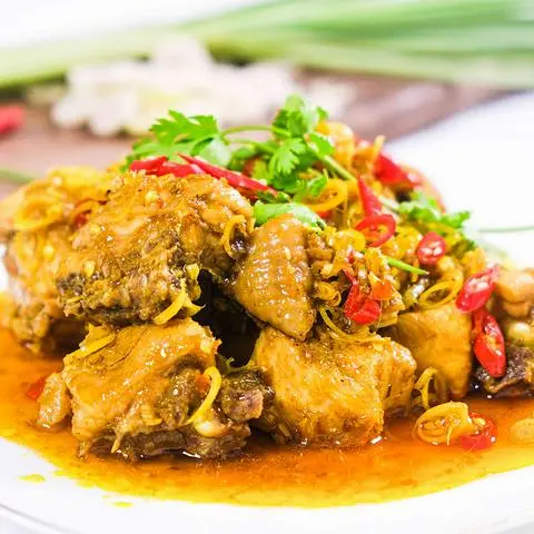Hình ảnh Cơm Gà Kho Sả 