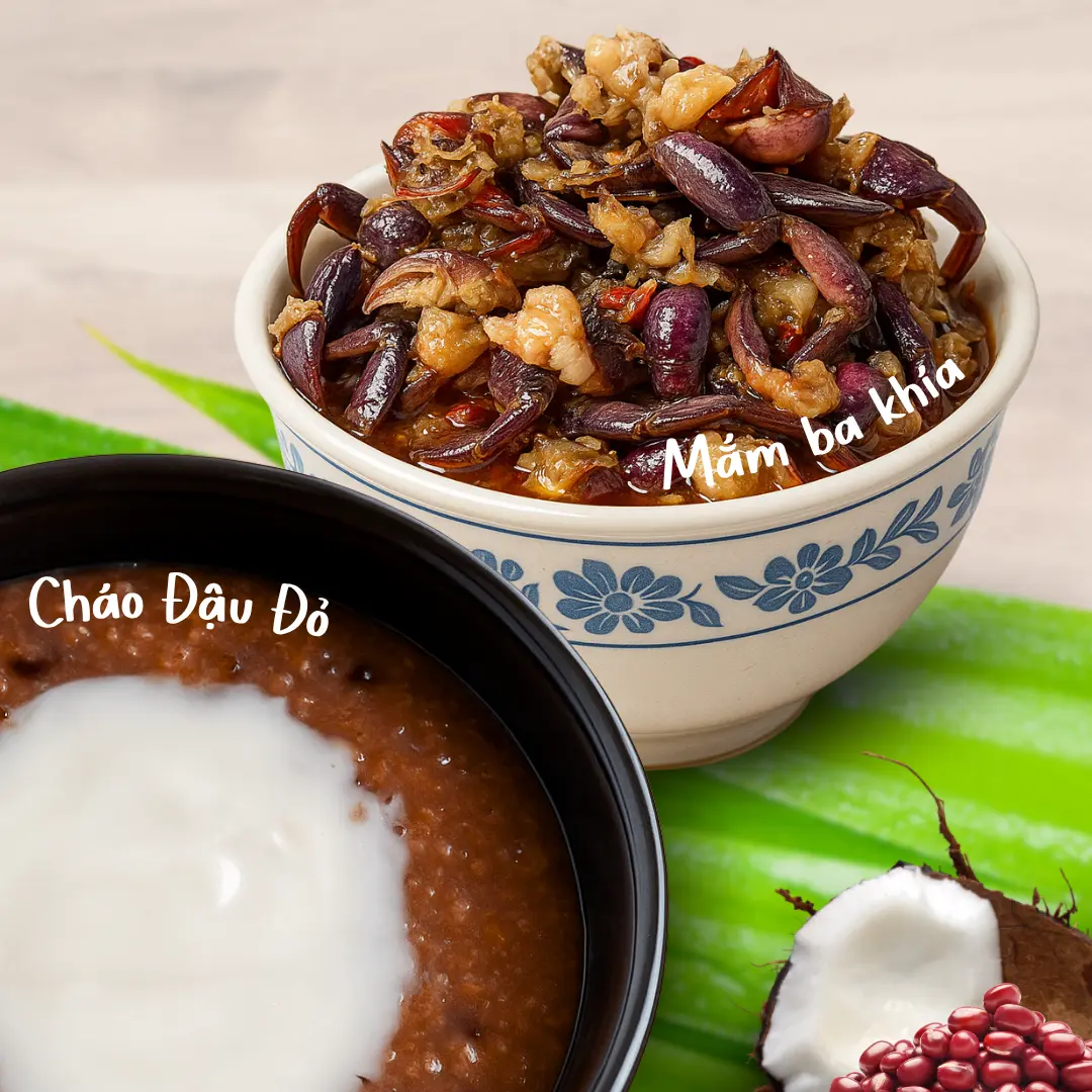 Hình ảnh Cháo Đậu + Mắm Ba Khía 