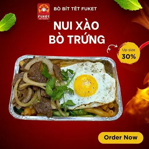 Hình ảnh Nui xào bò trứng