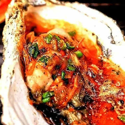 Hình ảnh Hàu nướng sate 2 con