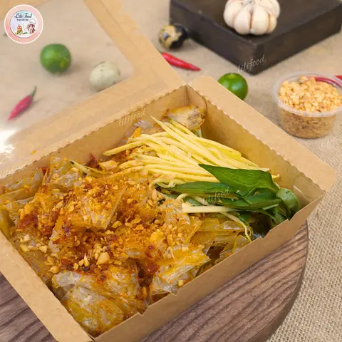 Hình ảnh Bánh Phơi Sương Trộn Sa Tế Tỏi Chay