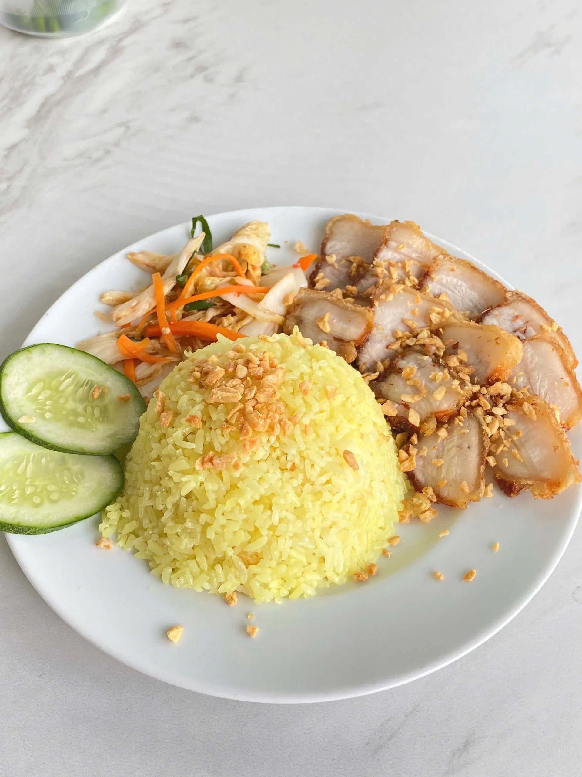 Hình ảnh Combo Cơm ba rọi kèm canh