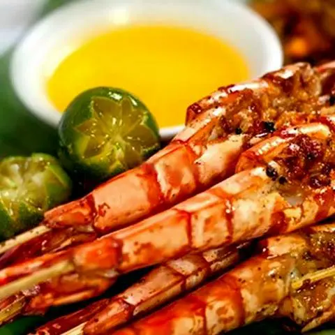 Hình ảnh Tôm nướng sốt muối ớt