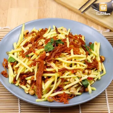 Hình ảnh GỎI XOÀI KHÔ BÒ