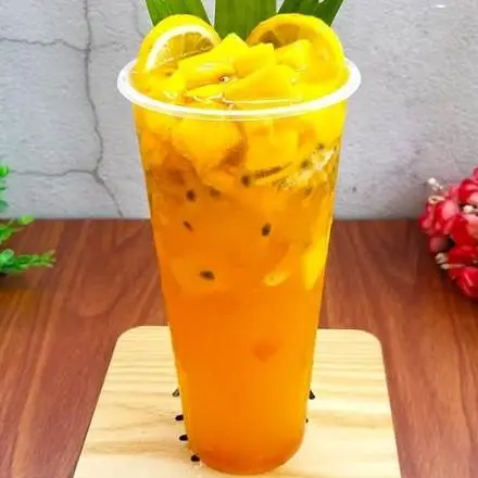 Hình ảnh Trà Xoài Chanh Dây - Uống Là Ghiền