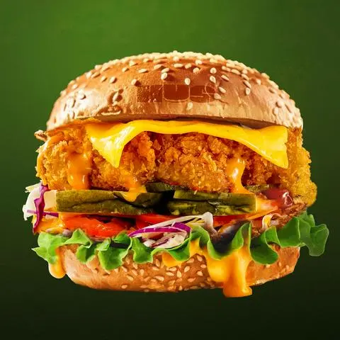Hình ảnh Burger Gà Chiên Giòn