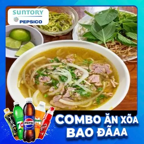 Hình ảnh COMBO BÚN BÒ TÁI + NƯỚC NGỌT SPVB