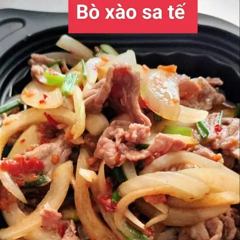 Hình ảnh Cơm Bò xào sa tế 