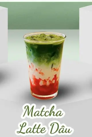 Hình ảnh Matcha Latte Dâu