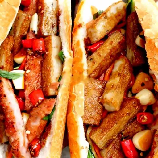 Hình ảnh Bánh mì chả cá 