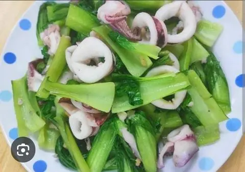 Hình ảnh Mực Xào Cải Ngọt