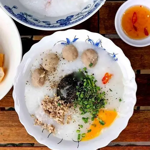 Hình ảnh Cháo bò viên hột gà