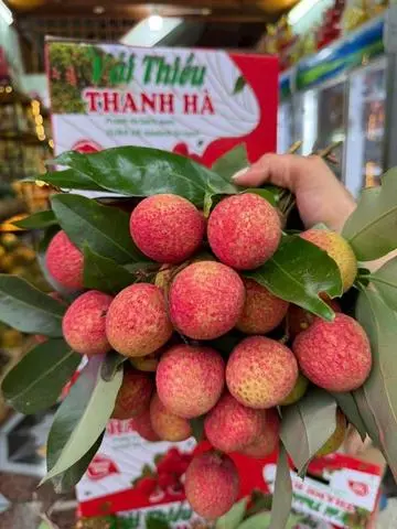 Hình ảnh Vải Thiều Lột Vỏ (Hộp 350g)