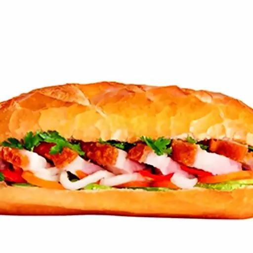 Hình ảnh Bánh mì heo quay