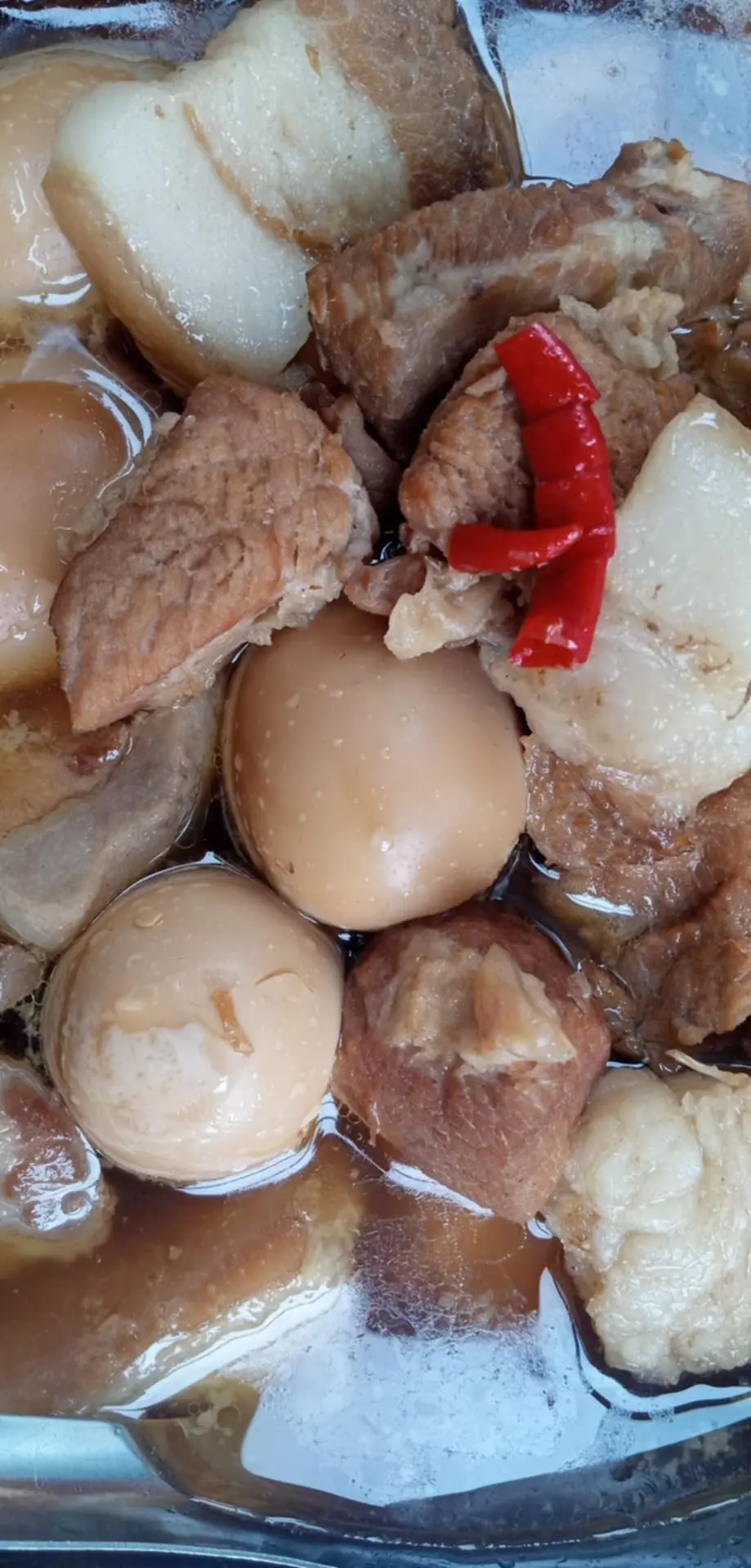 Hình ảnh Cơm sườn trứng kho
