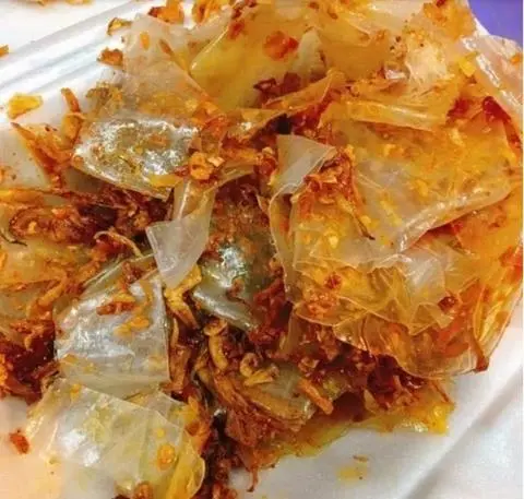 Hình ảnh Bánh tráng sa tế khô mực