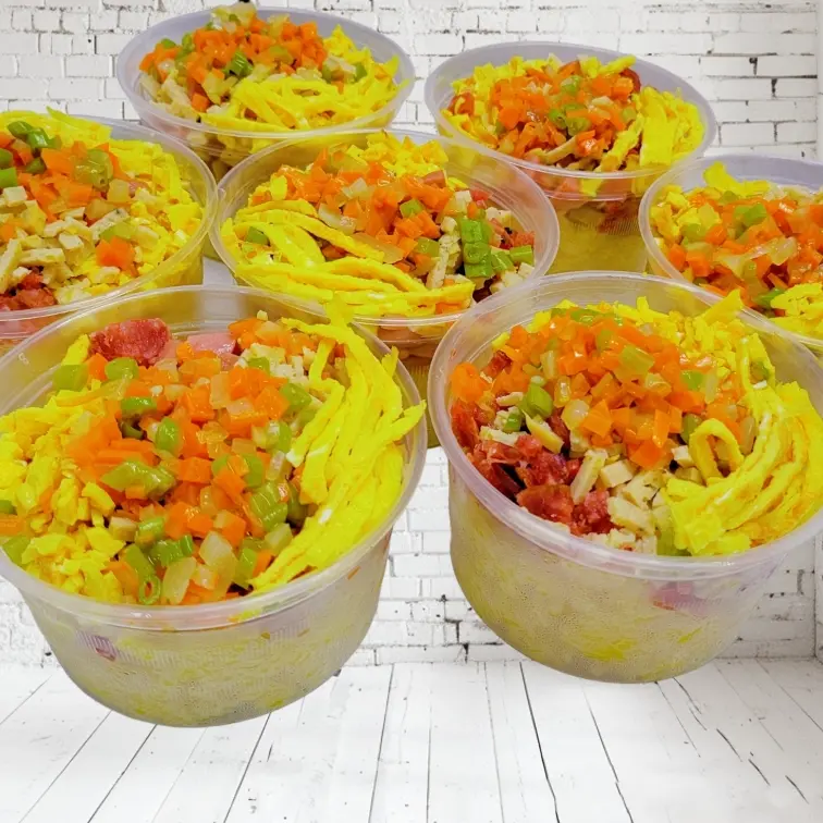 Hình ảnh Cơm Chiên Dương Châu (ST25) Mềm Dẻo + Tặng Sốt Tương Hành Phi