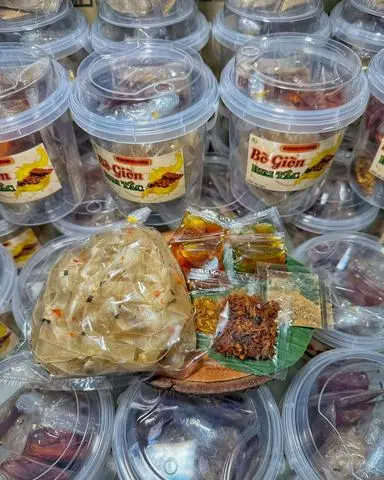Hình ảnh bánh tráng bò giòn