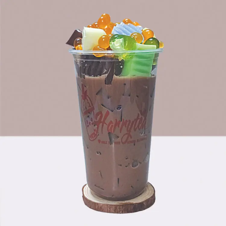 Hình ảnh Trà sữa socola pudding thuỷ tinh