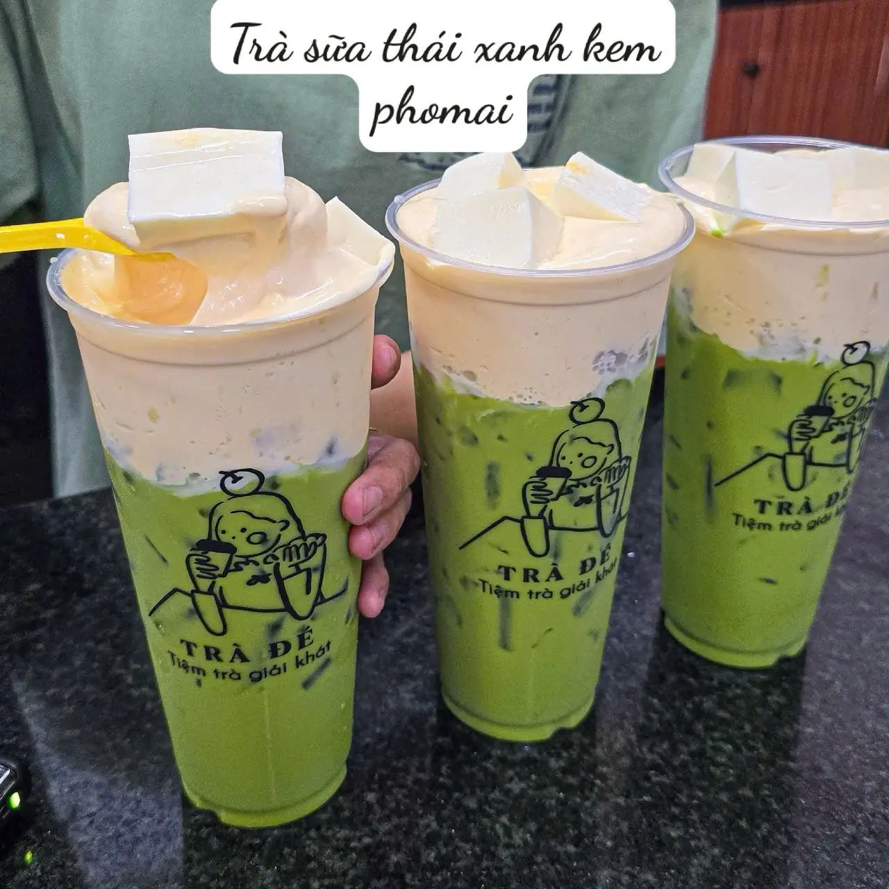 Hình ảnh Trà sữa Thái kem phô mai mặn