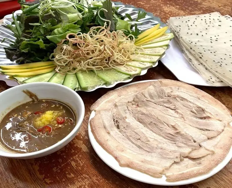 Hình ảnh BÁNH TRÁNG CUỐN THỊT HEO ĐẶC BIỆT - (PHẦN LỚN)