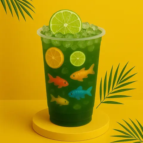 Hình ảnh Trà Tắc Thái Xanh Thạch Con Cá