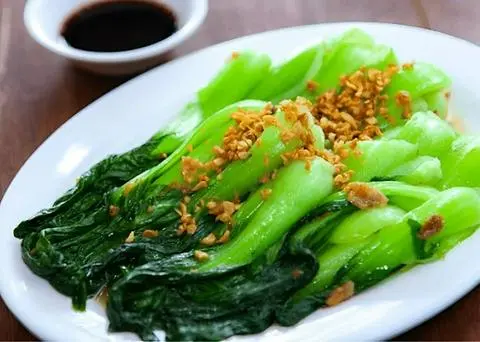 Hình ảnh Rau cải xào tỏi