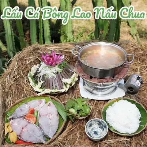 Hình ảnh Lẩu cá bông lau nấu chua