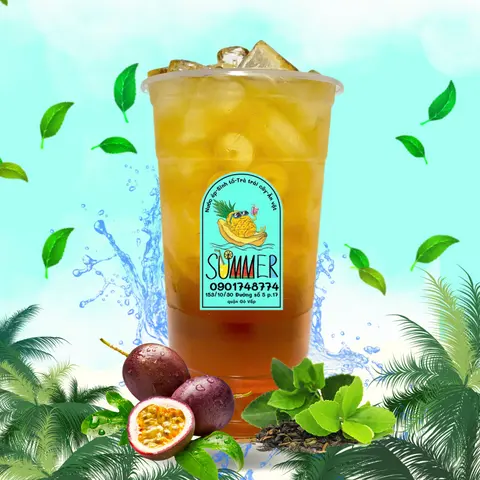 Hình ảnh Trà Chanh Dây Ly 700ml 