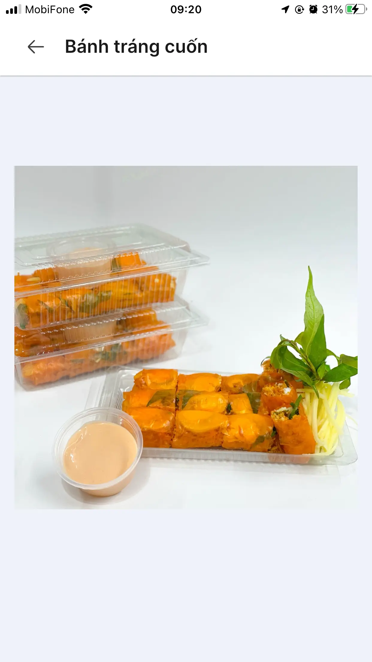 Hình ảnh Bánh tráng cuốn