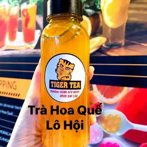 Hình ảnh Trà Hoa Quế Lô Hội (chai) 500ml