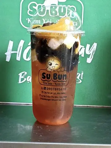 Hình ảnh Trà đào full topping 
