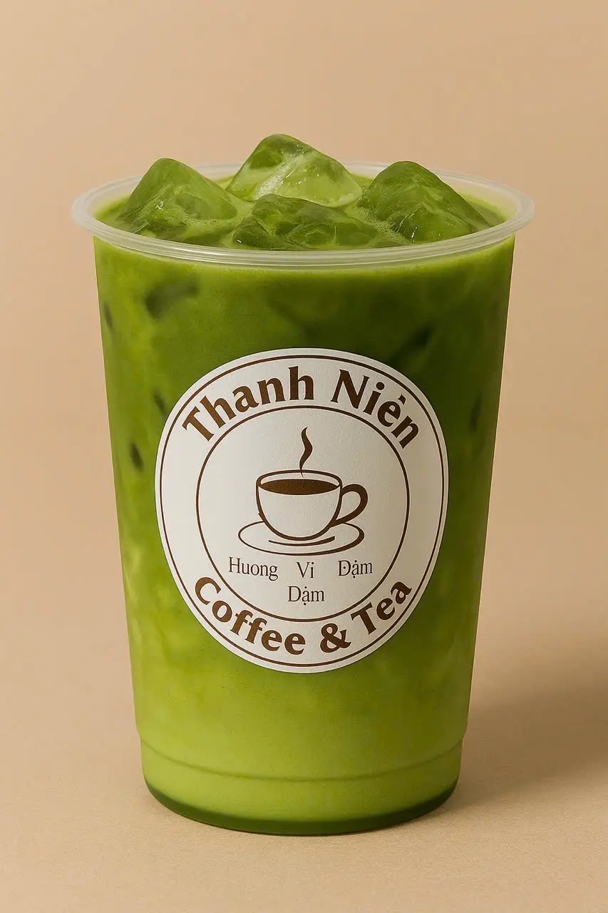 Hình ảnh Matcha latte cold whisk