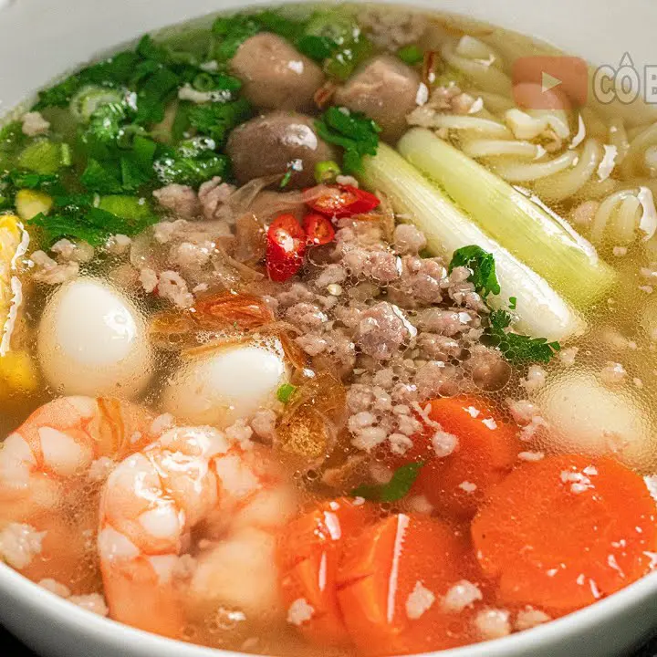 Hình ảnh Nui tôm thịt 