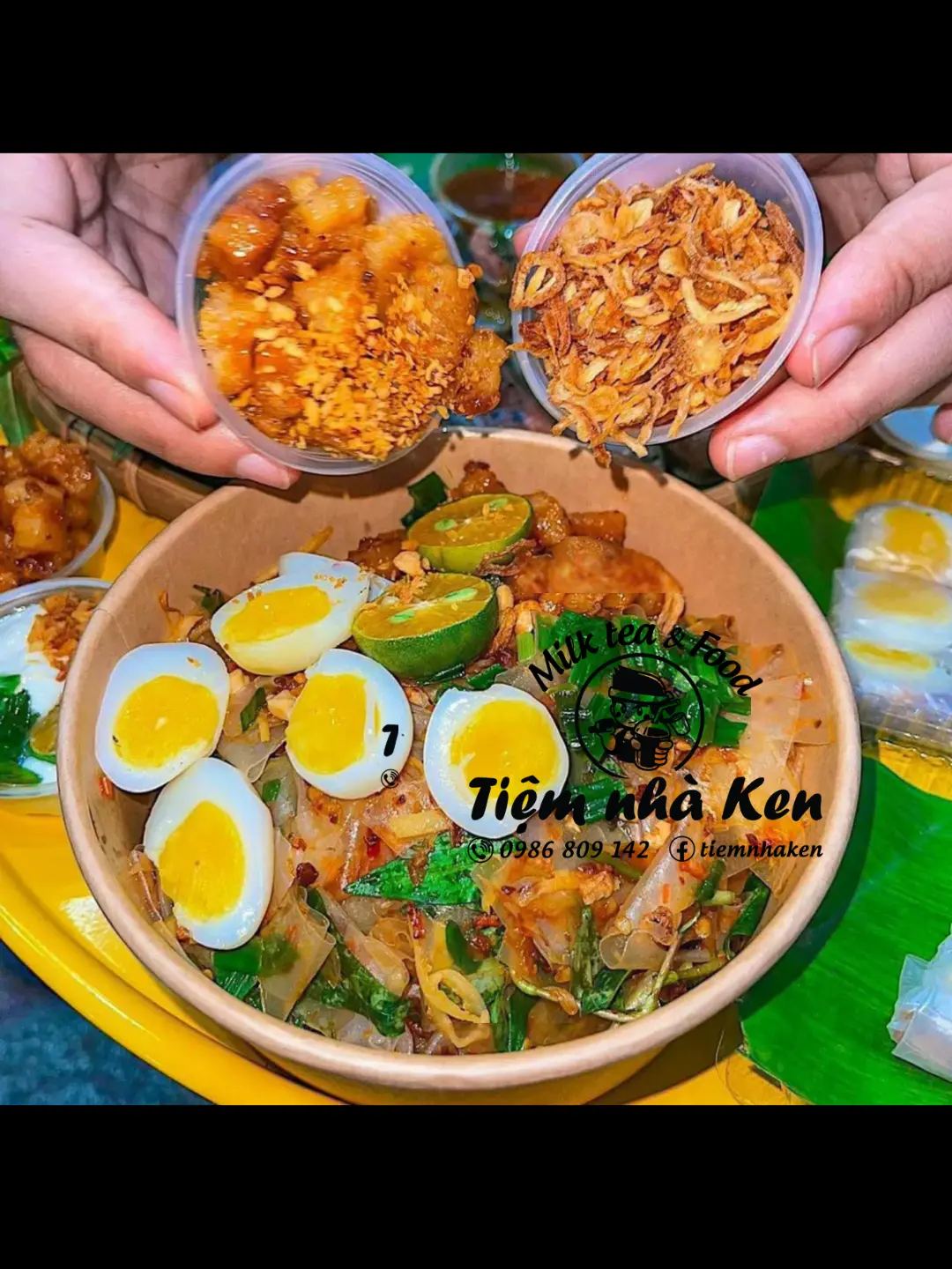 Hình ảnh Bánh Tráng trộn tóp mỡ, lòng đào