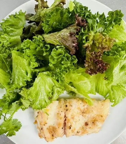 Hình ảnh Cá lóc hấp - salad thập cẩm
