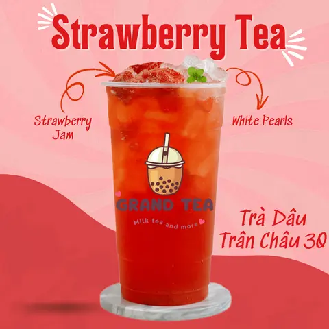 Hình ảnh Trà dâu 3Q hạnh phúc/Strawberry Bliss Tea