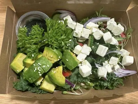 Hình ảnh Salad bơ phô mai - salad cheese avocado