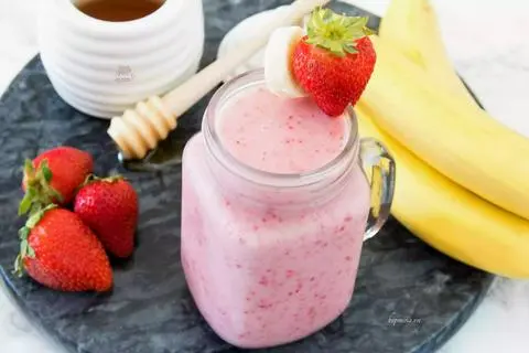 Hình ảnh Sữa lắc dâu