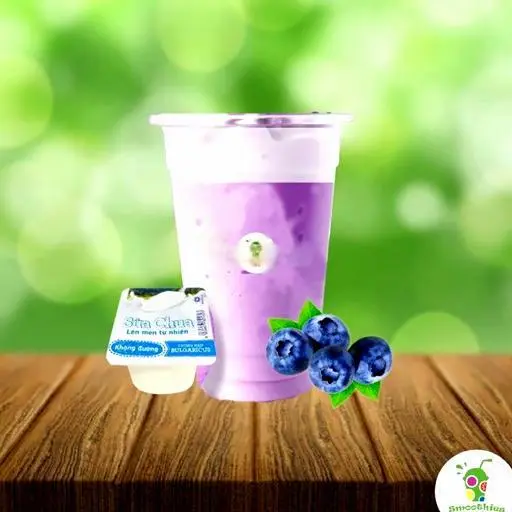 Hình ảnh Sinh tố việt quất sữa chua