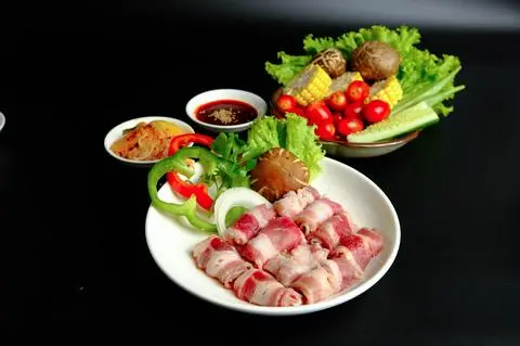 Hình ảnh Ba rọi bò Mỹ ướp sốt BBQ Hàn Quốc chưa nướng