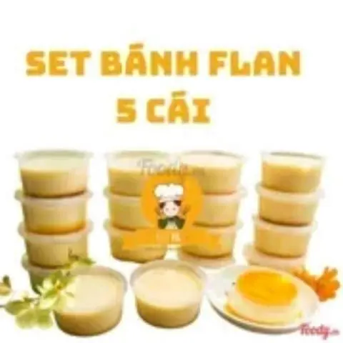 Hình ảnh SET 5 BÁNH FLAN 