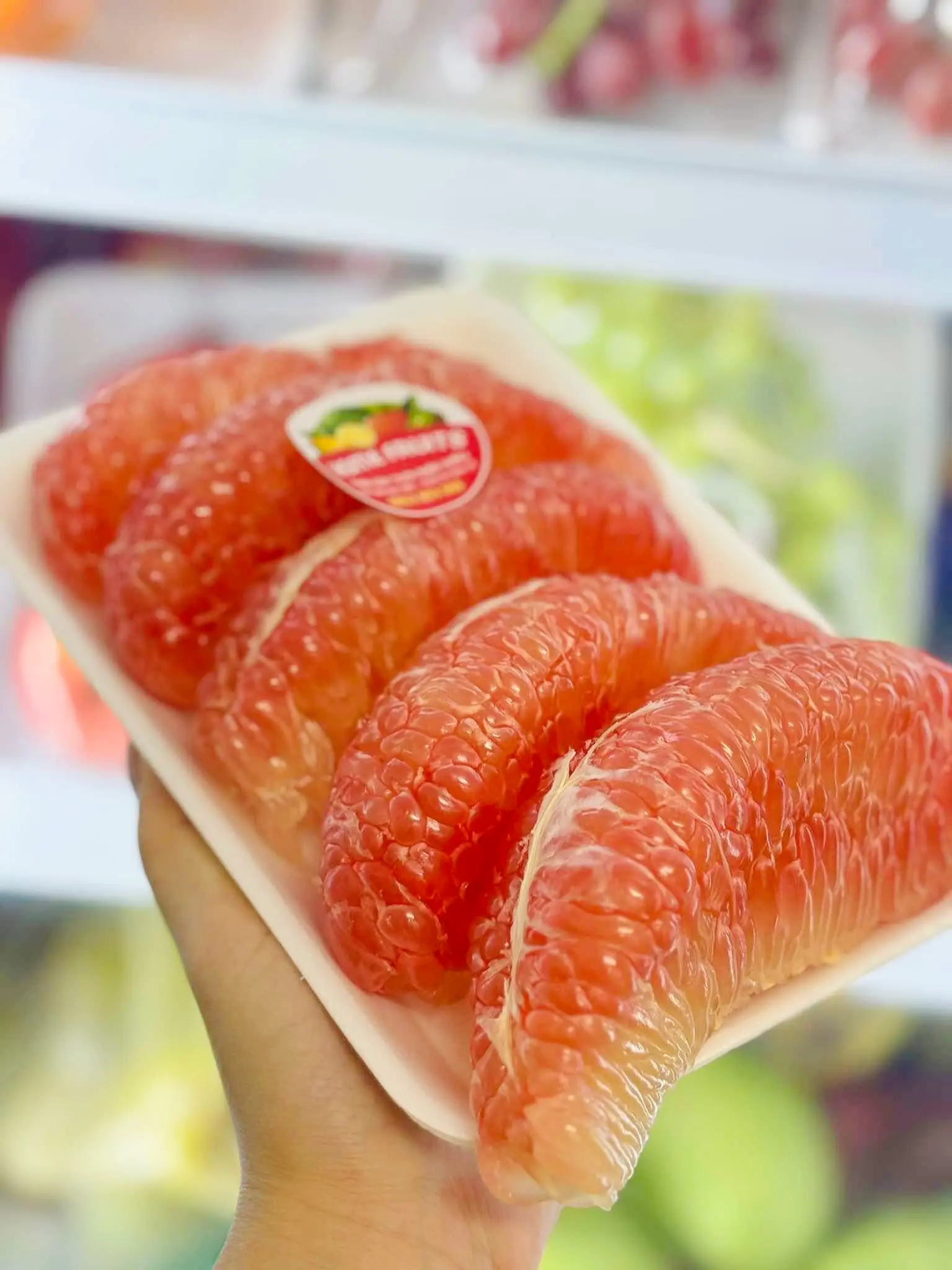 Hình ảnh Khay Bưởi da xanh Bến Tre