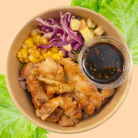 Hình ảnh Nui Gạo Lứt Gà Nướng