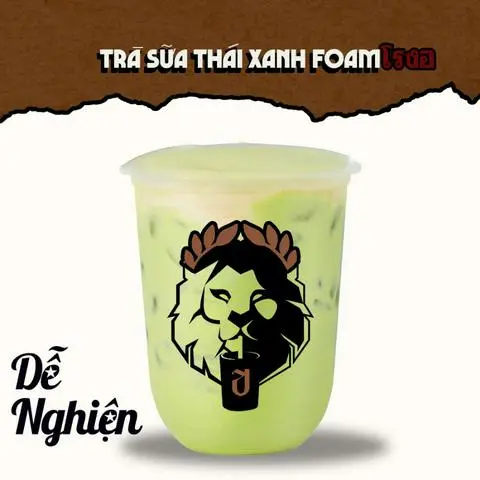 Hình ảnh Trà Sữa Thái Xanh Foam