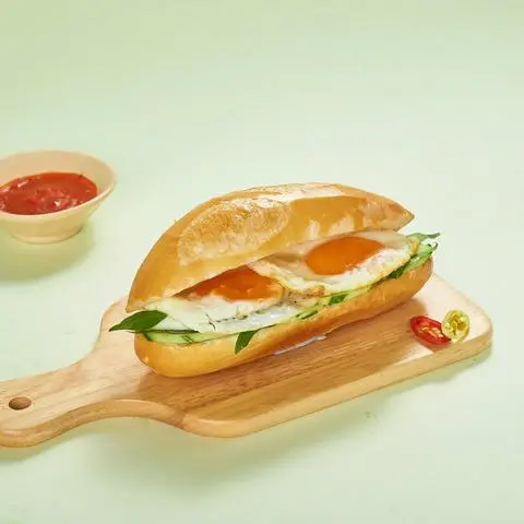 Hình ảnh Bánh mì ốp la