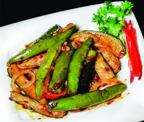 Hình ảnh Cà tím xào ớt sambal